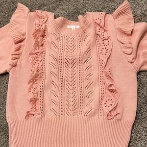 LC Conrad Ruffled Women's Sweater